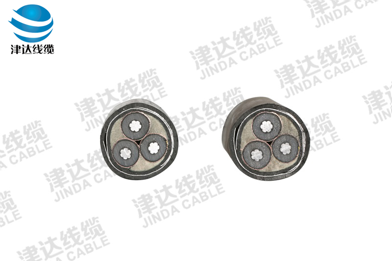 YJLV22 铝芯钢带铠装交联聚乙烯绝缘聚氯乙烯护套电力电缆